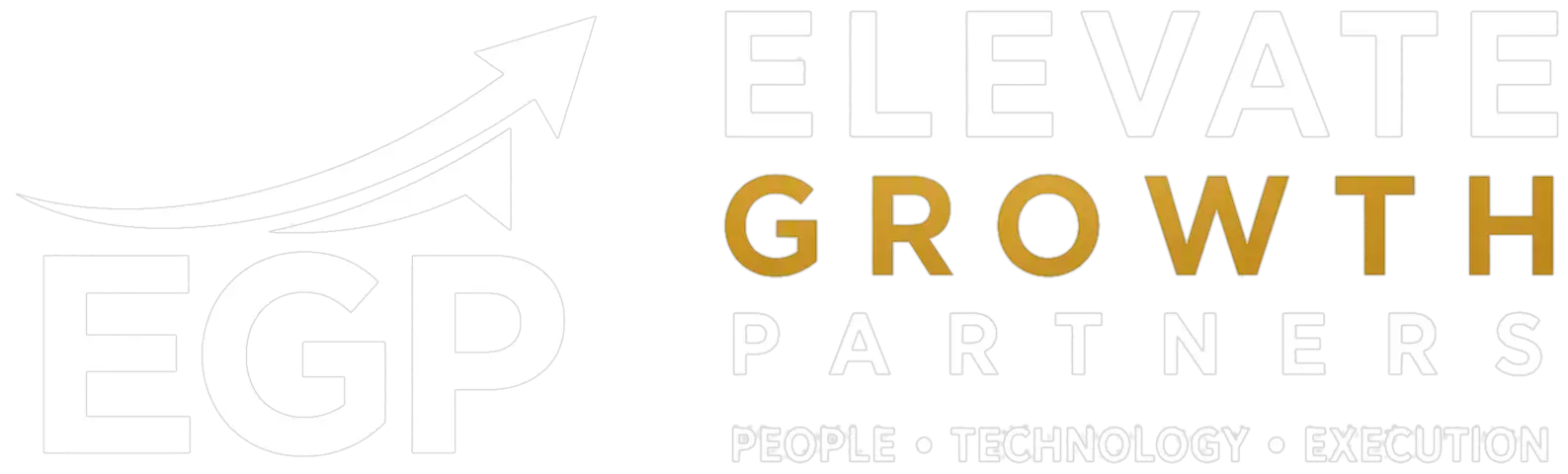 Elevate Growth Partners logo, white version for dark footer